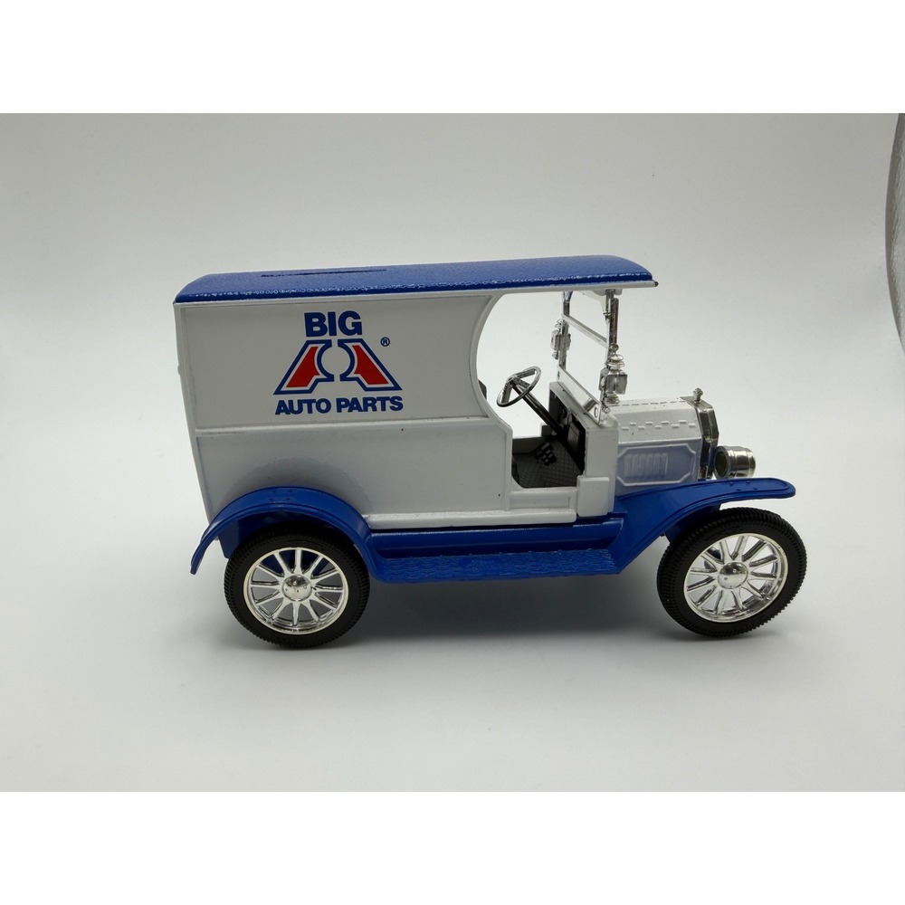 Ertl 1912 Ford Open Front Panel Side Big A Auto Parts Die-Cast Bank with Key